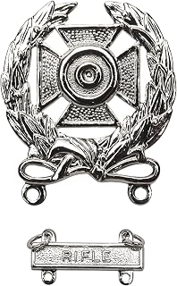 Marlow White Uniforms Army Marksman Qualification badges with Tab