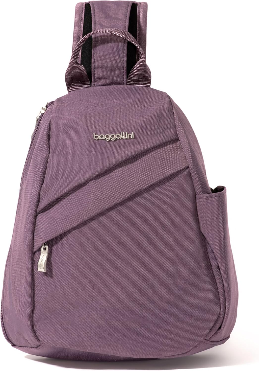 Baggallini Medium Sling Backpack - 9"x11" Lightweight Sling Bag with Convertible Adjustable Shoulder Strap