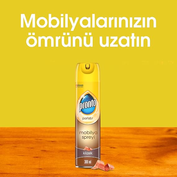 Pronto 5'i 1 Arada Classic Parlatma & Koruma Mobilya Spreyi 300 mL