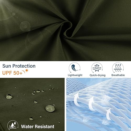 Miniatura 6 de Pantalones cargo para niños, senderismo, secado rápido, ligeros, convertibles, para jóvenes, impermeables, para exteriores, camping, pesca,