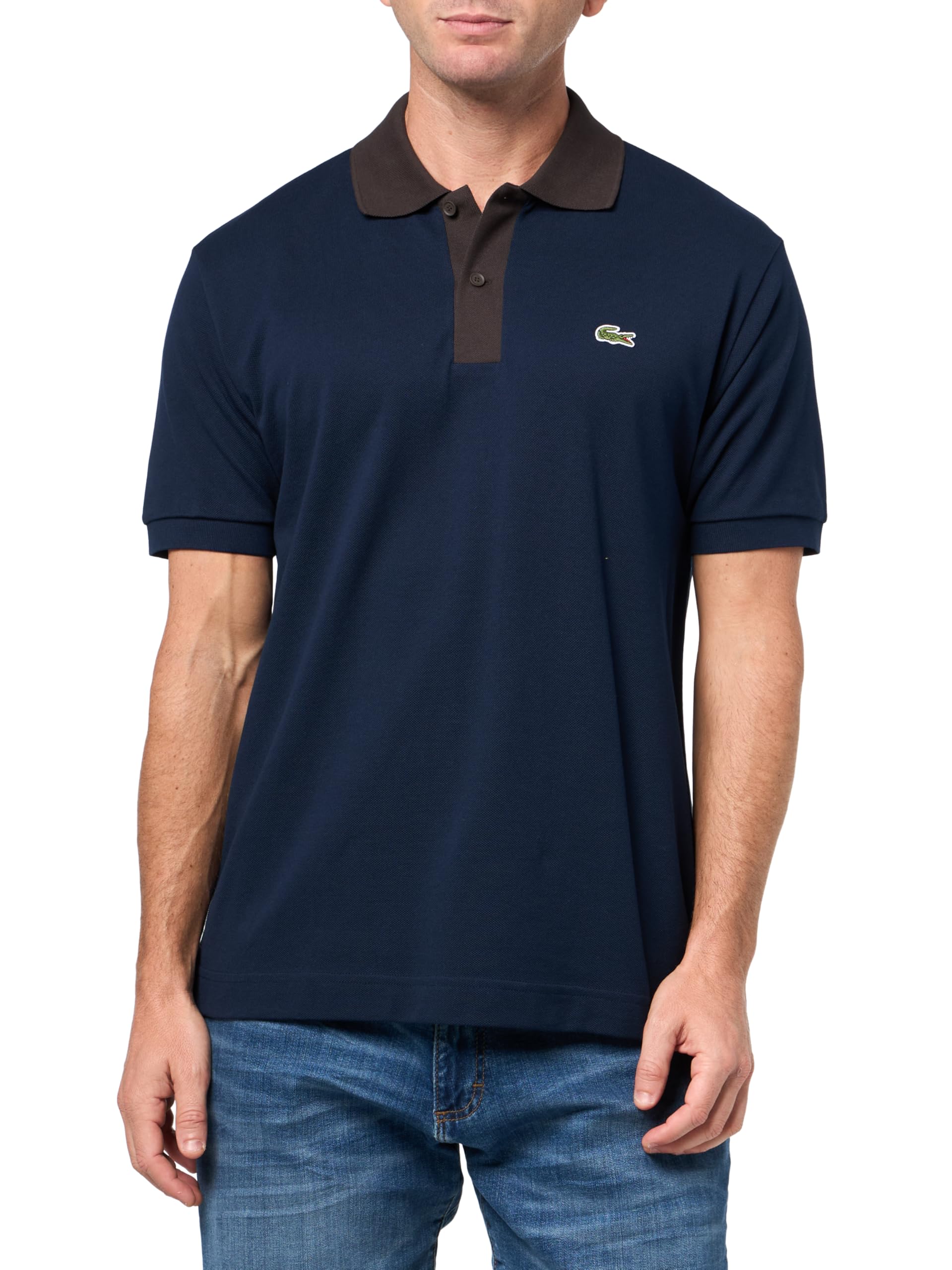 

                                                    Lacoste Men's Classic Fit Contrast Collar L.12.12 