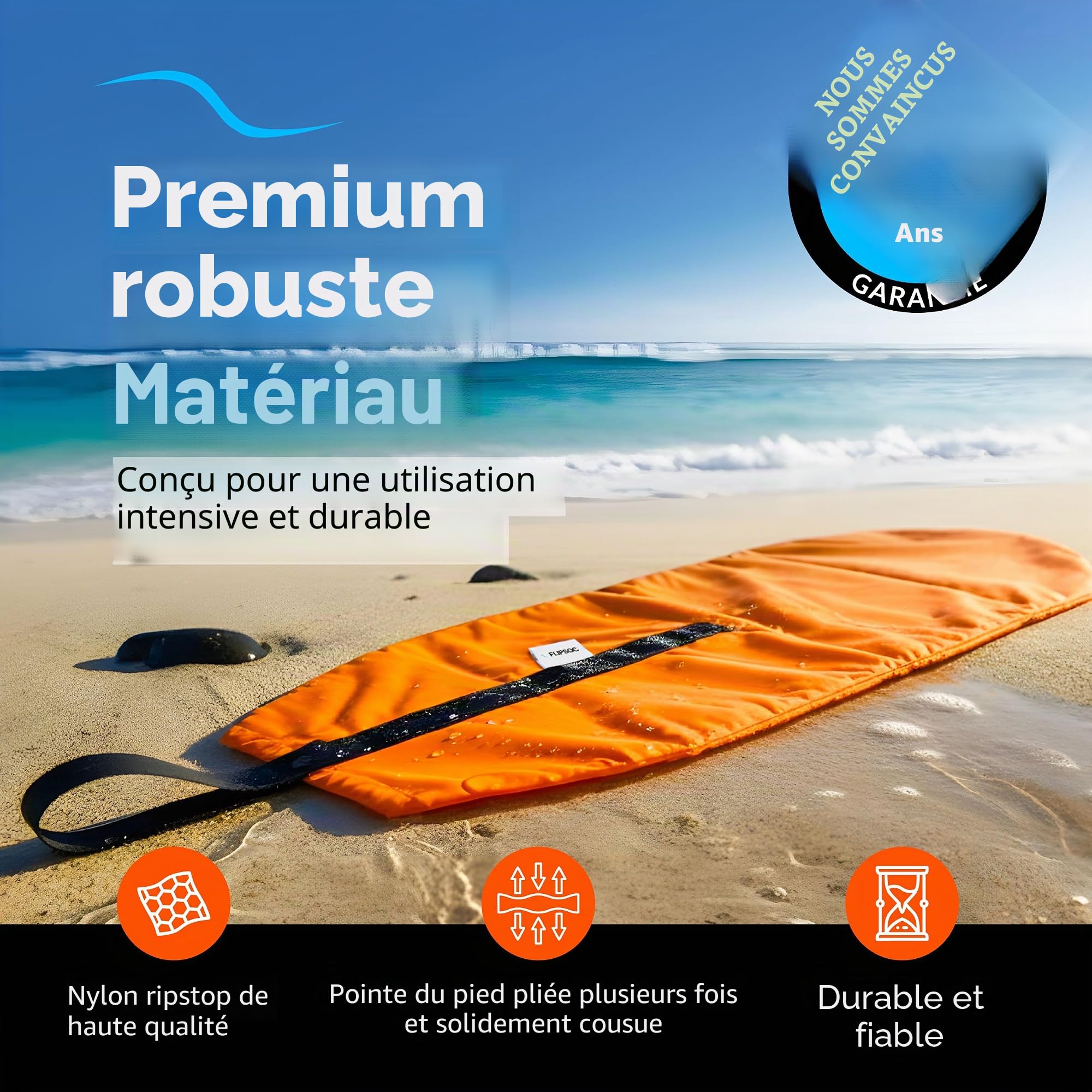 Enfileur de Combinaison néoprène Rapide et Facile | Idéal pour Le Triathlon, la Natation, Le Surf et la plongée | Enfilage sans Effort du néoprène | Léger, Compact et Pratique