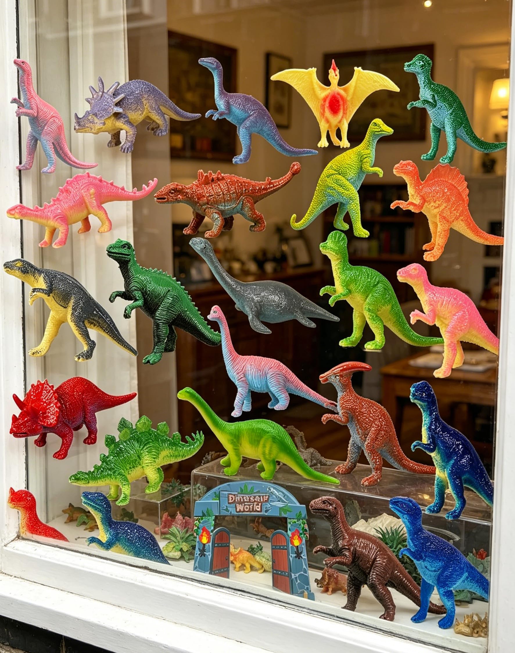 iZoeL Calendario Avvento Dinosauri Calendario Avvento 2026 Regalo Natale Dinosauro Modello, Regali di Natale per Dinosauri/Soprammobili Appassionati Collezionisti