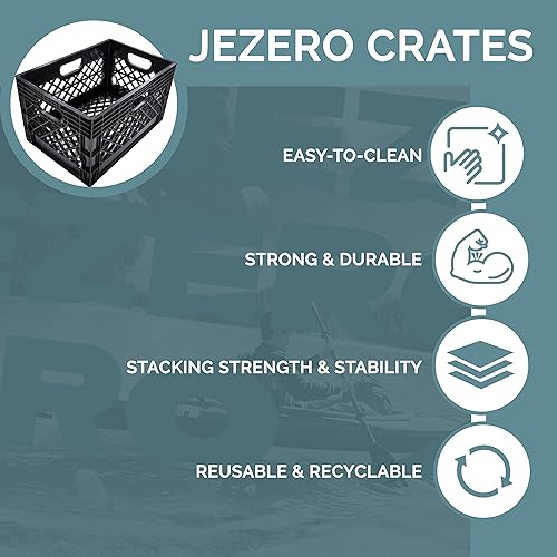 Miniatura 4 de JEZERO Jaula de leche para almacenamiento doméstico la bolsa de almacenamiento definitiva para comestibles garajes kayak y exteriores almacenamiento