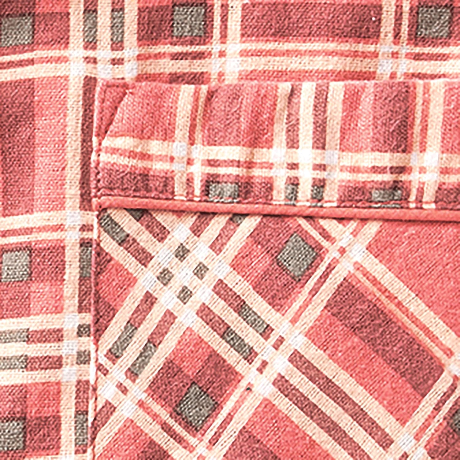 AmeriMark Cozee Corner Floral Printed Flannel Pajama Set - 100% Cotton Flannel PJs, Button-Down Top, Elastic Waist Pants - Image 2