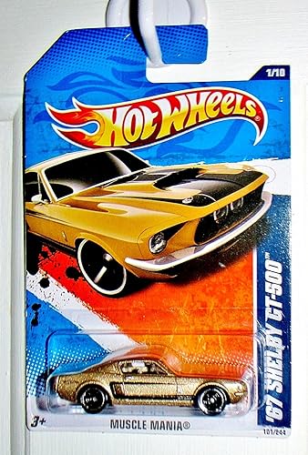 Hot Wheels 2011 Muscle Mania 110 Oro '67 Shelby GT-500 101244