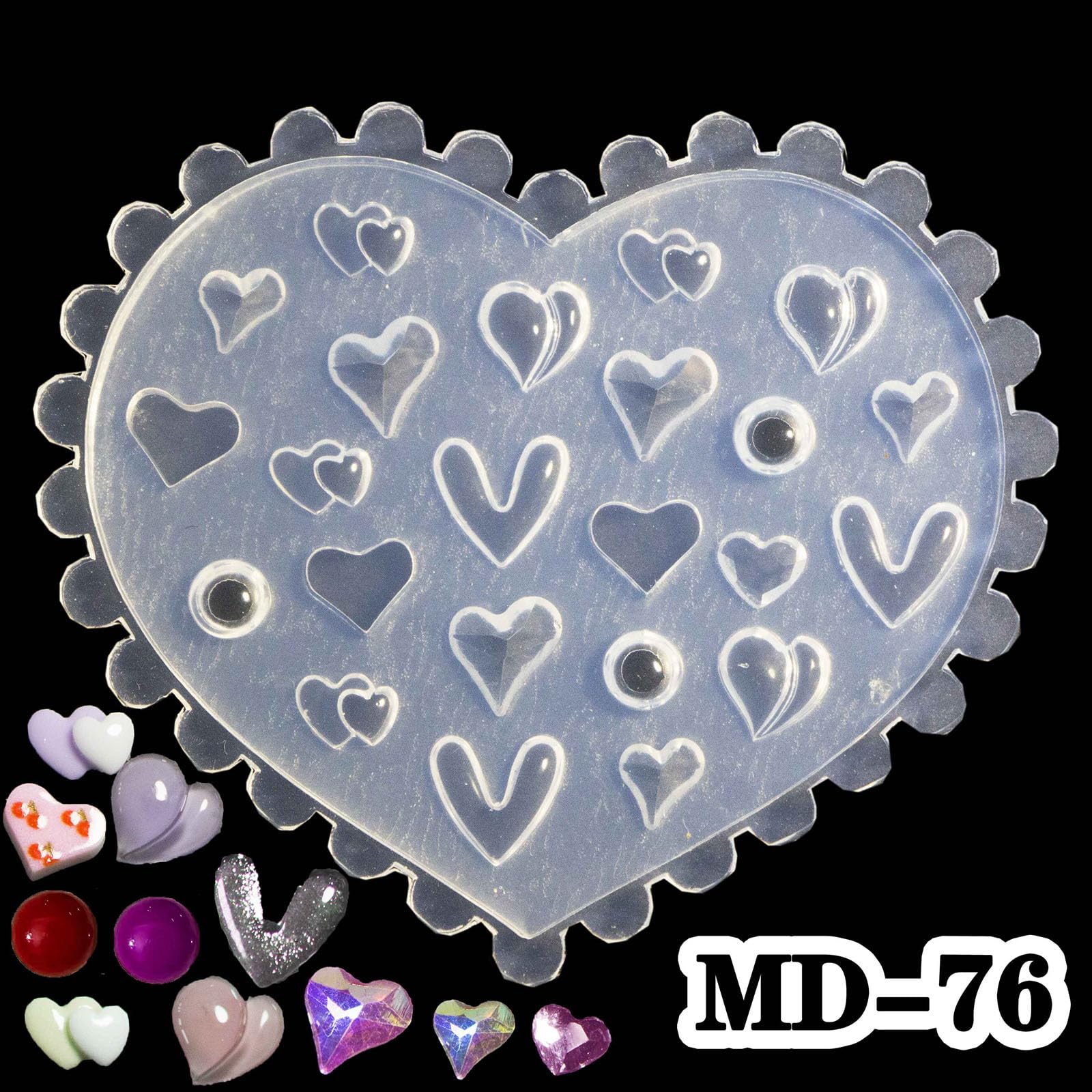 Nagel Charm Silikonformen - 3D Meerestier Design Für Epoxidharz Schmuck