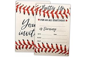 AWSICE Baseball Party Invitations