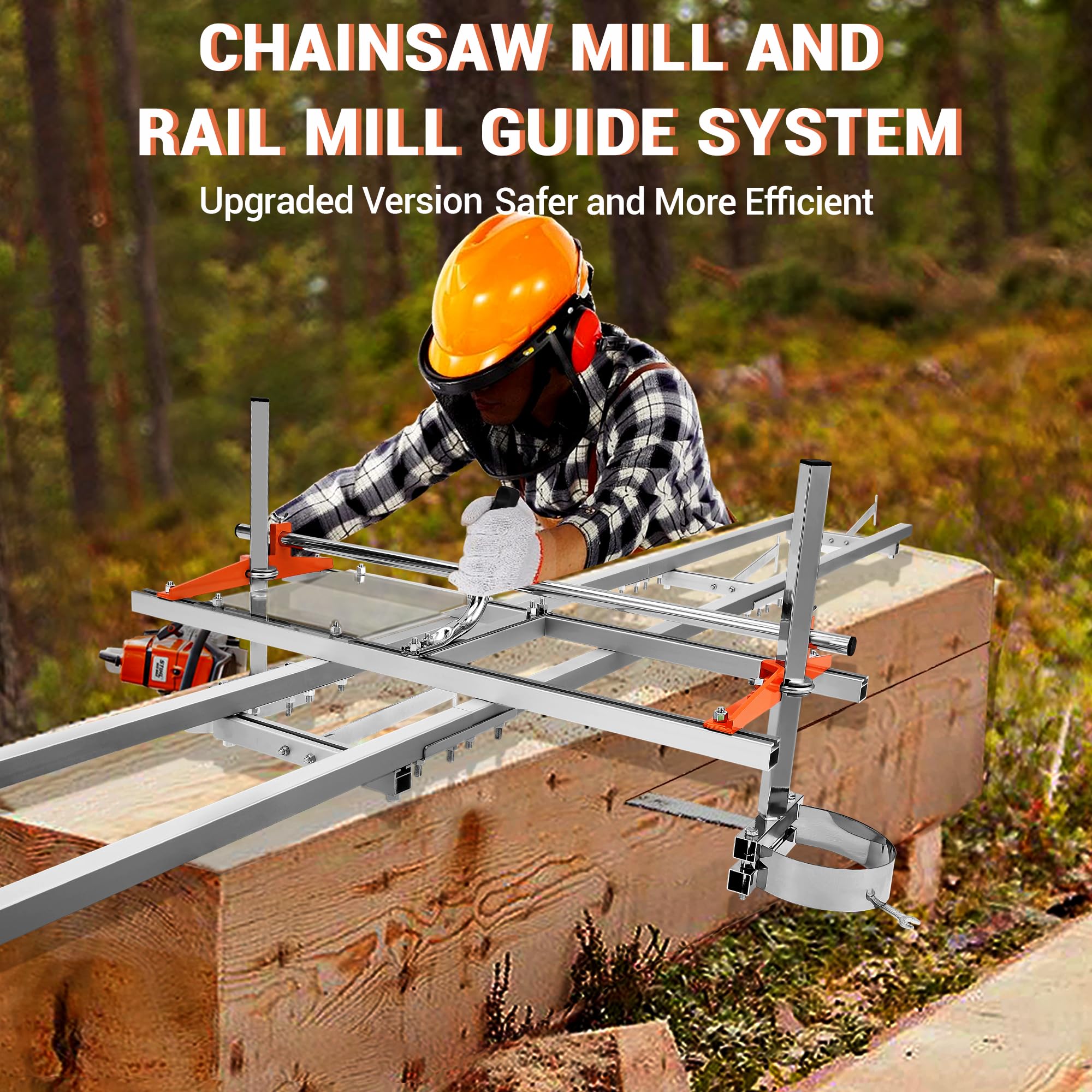 Chainsaw Lumber Mill For Log Planking Yeshouse Portable Chainsaw Mill ...