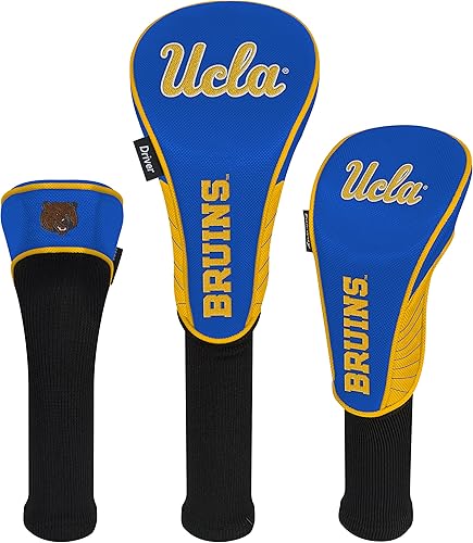 Vista 13 de Collegiate juego de tres protectores de palos de golf