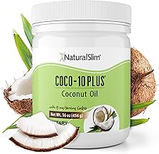 NaturalSlim Coco10 Plus with CoQ10 - Organic MCT Oil for Baking, Mix with Smoothies, Smoothies, Coffee or Ingest Directly - Boosts Energy, Metabolism & Immune System Flavor