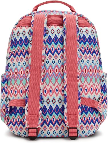 Miniatura 6 de Kipling Mochila grande para laptop de 15" Seoul, Negro Tonal, Mochila para portátil Seoul de 15 pulgadas para mujer, duradera, espaciosa, con