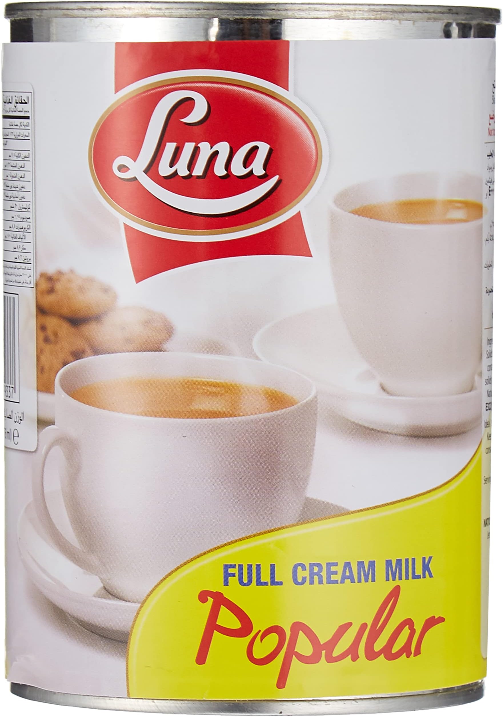 Luna Full Cream Evaporated Milk Popular 400g
