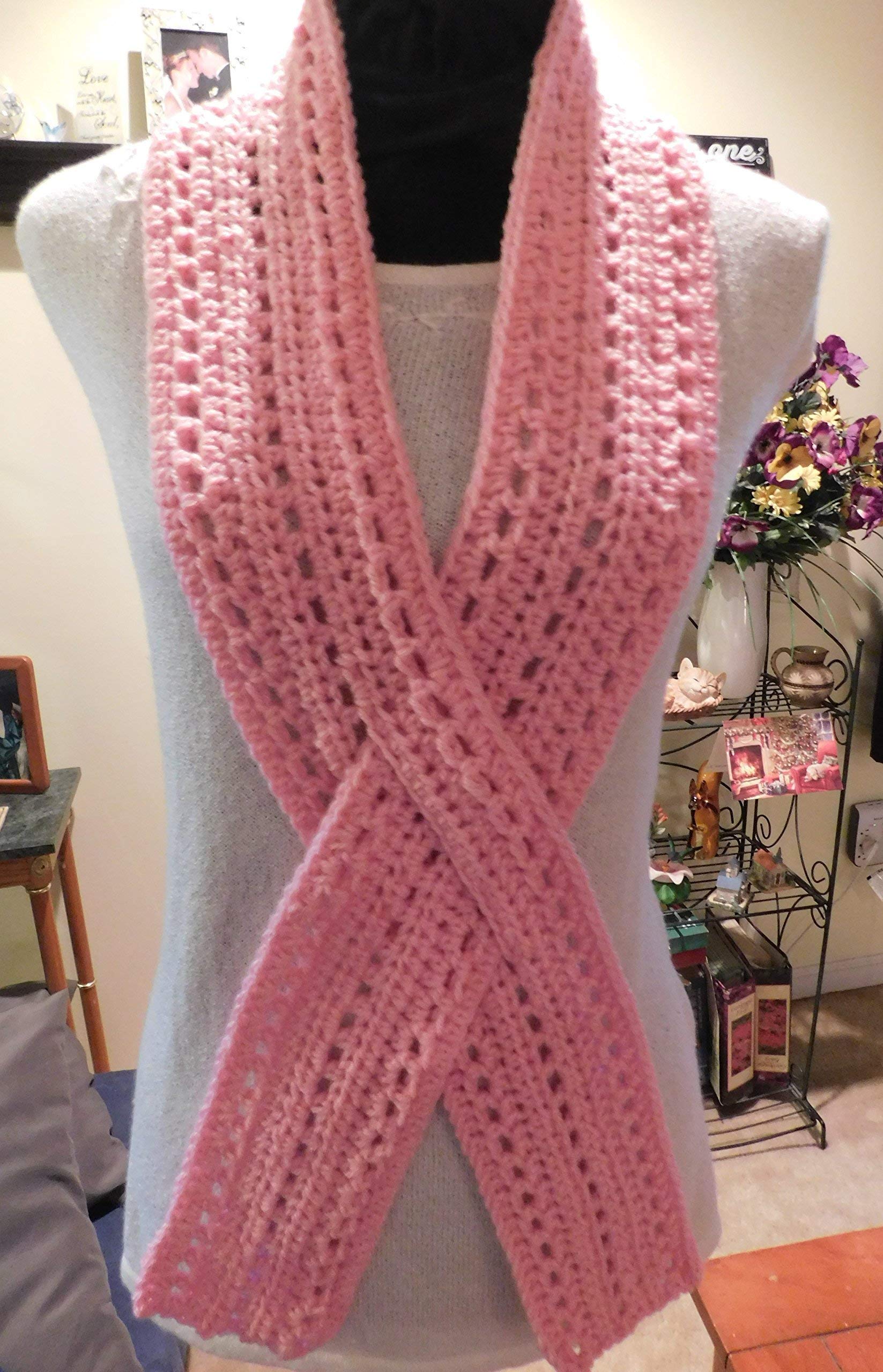 Handmade scarf crochet