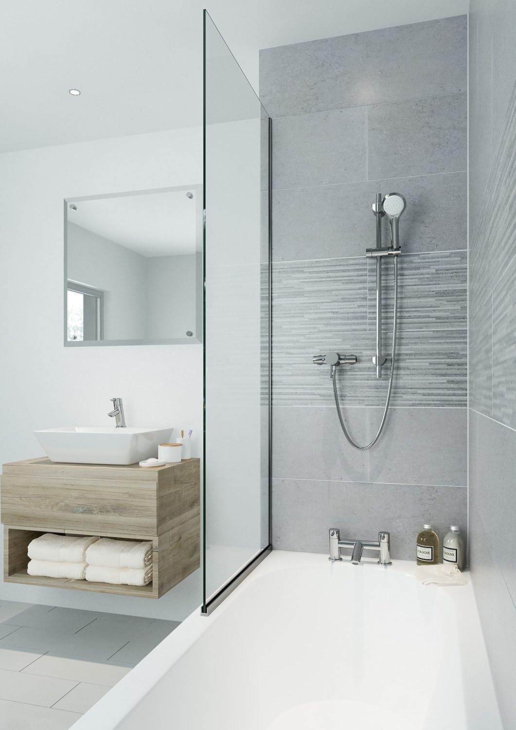 Lіmіtеd Stосk Bristan AE SHXAR C Acute Thermostatic Surface Mounted Shower Valve with Adjustable Riser - Chrome