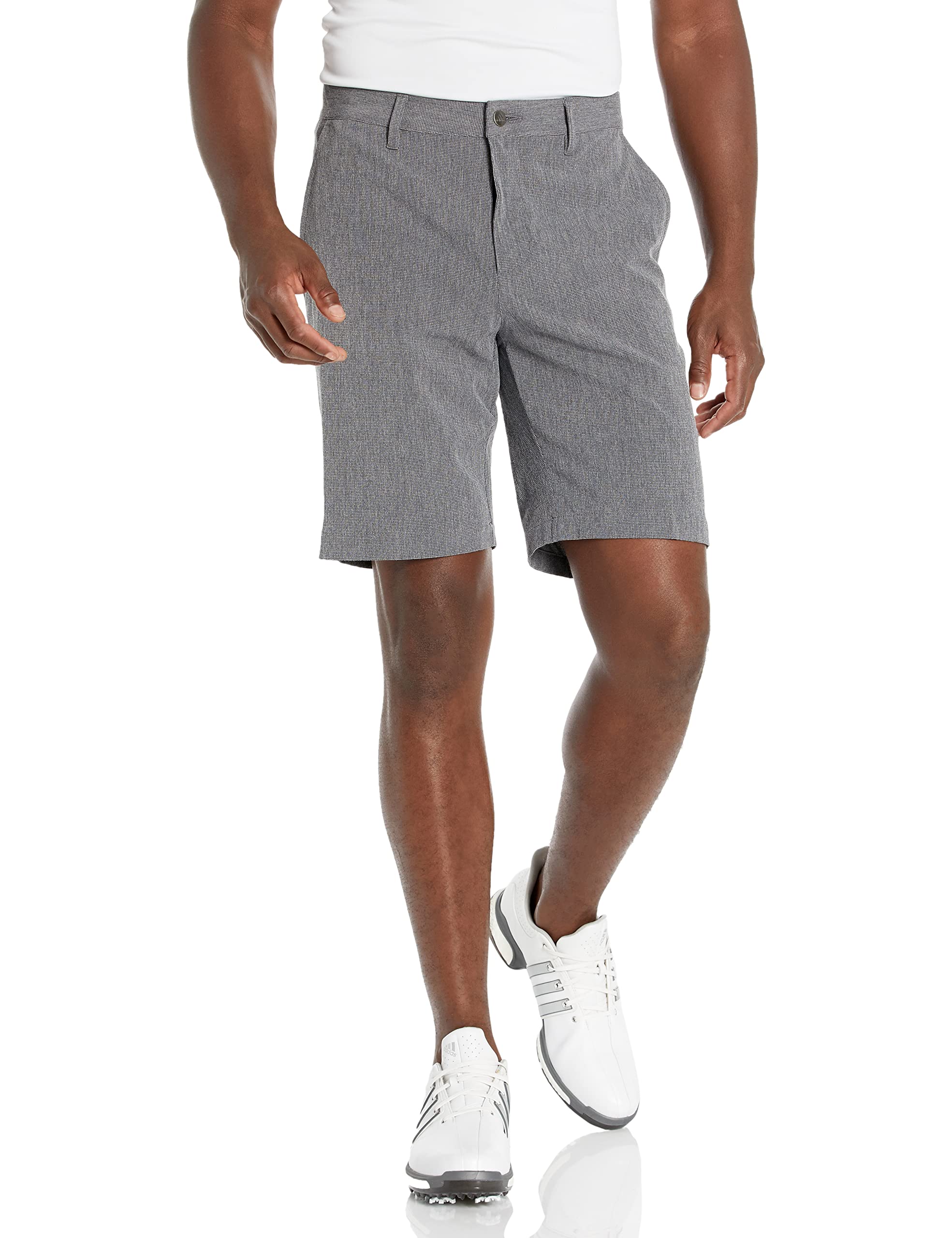 adidasMen's Crosshatch Golf Shorts