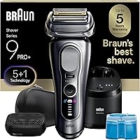 Braun Series 9 PRO+ 9697CC Electric Shaver - Wet & Dry Razor with Pro SensoAdapt, 5+1 Tech & 6-in-1 SmartCare Center