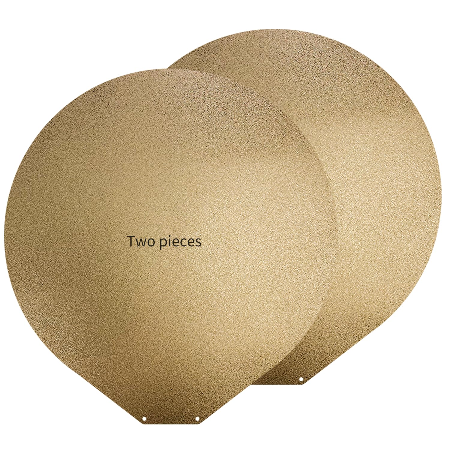 Upgraded 2 Packs Round 270mm in Dia Flsun T1 Pro,Super Racer Build Plate Textured Double Sided Spring Steel PEI Bed Flexible Platform for Flsun SR,Super Racer, QQ-S-PRO 3D Printer.