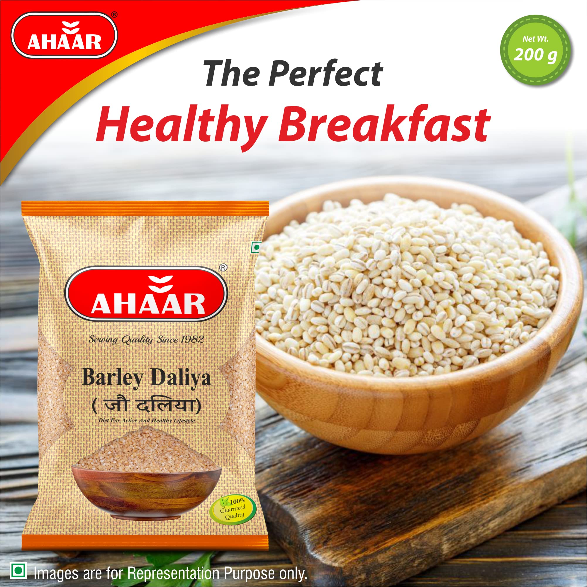 Ahaar Barley Daliya | Jau Ka Daliya 200 Gm 2