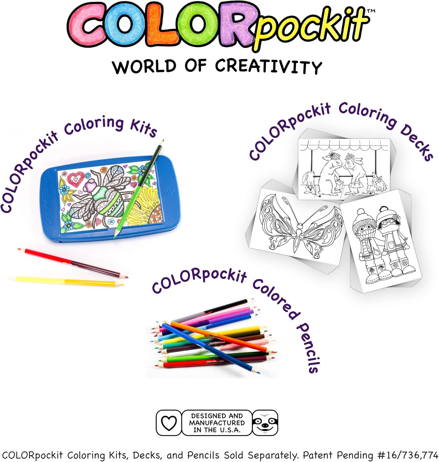 4 x 6 ポストカード 塗り絵 カード デッキ 忙しいウサギと蝶 永遠に COLORPICKIT の詰め替え用 ポータブルカラーリ