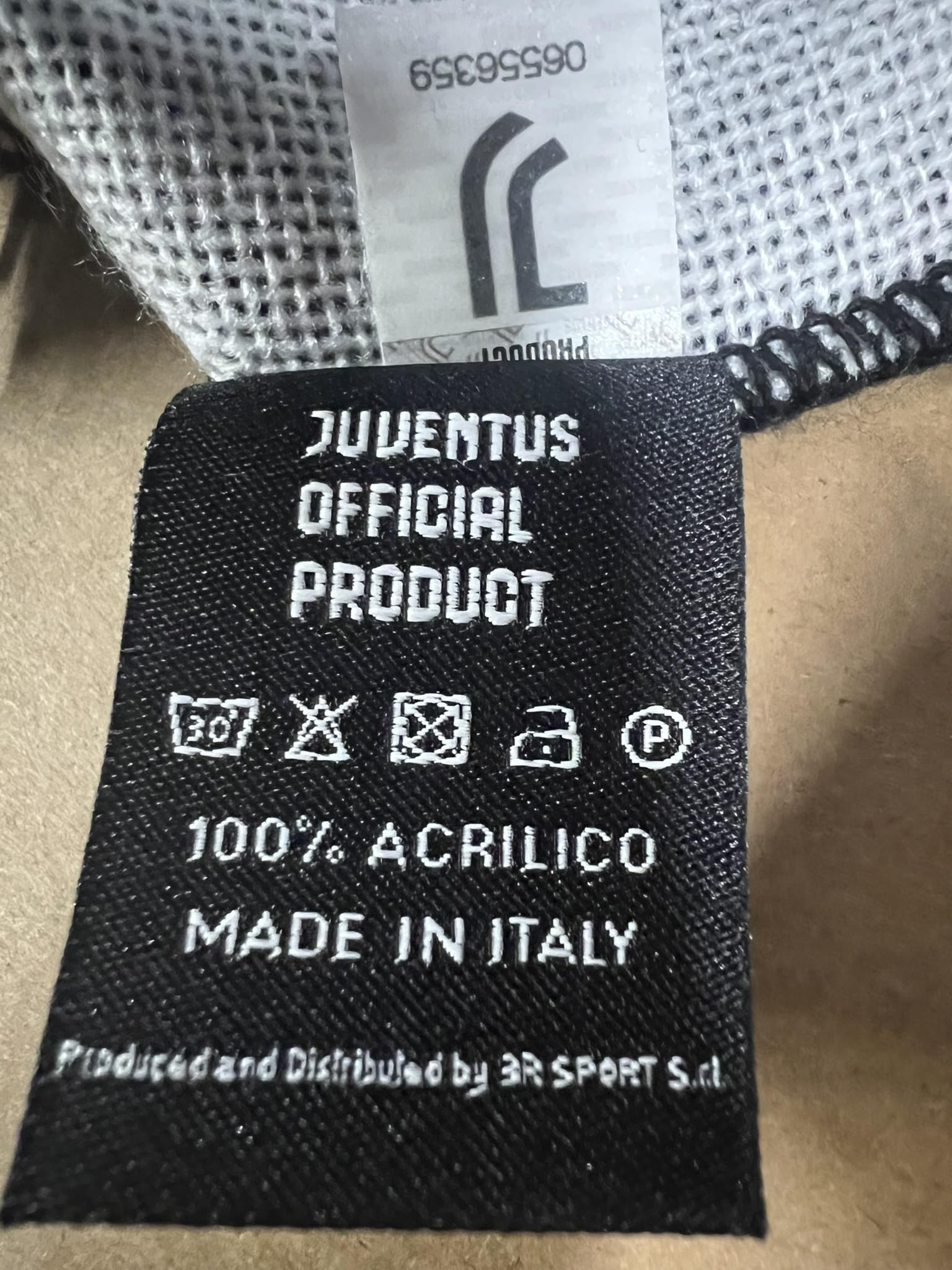 JUVENTUS Sciarpa Ufficiale Giallo/Nero Acrilico
