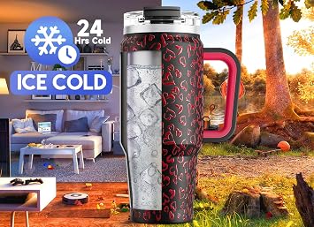 Meoky 32 oz Tumbler with Handle (BKL)