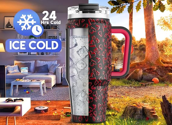 Meoky 32 oz Tumbler with Handle (BKL)