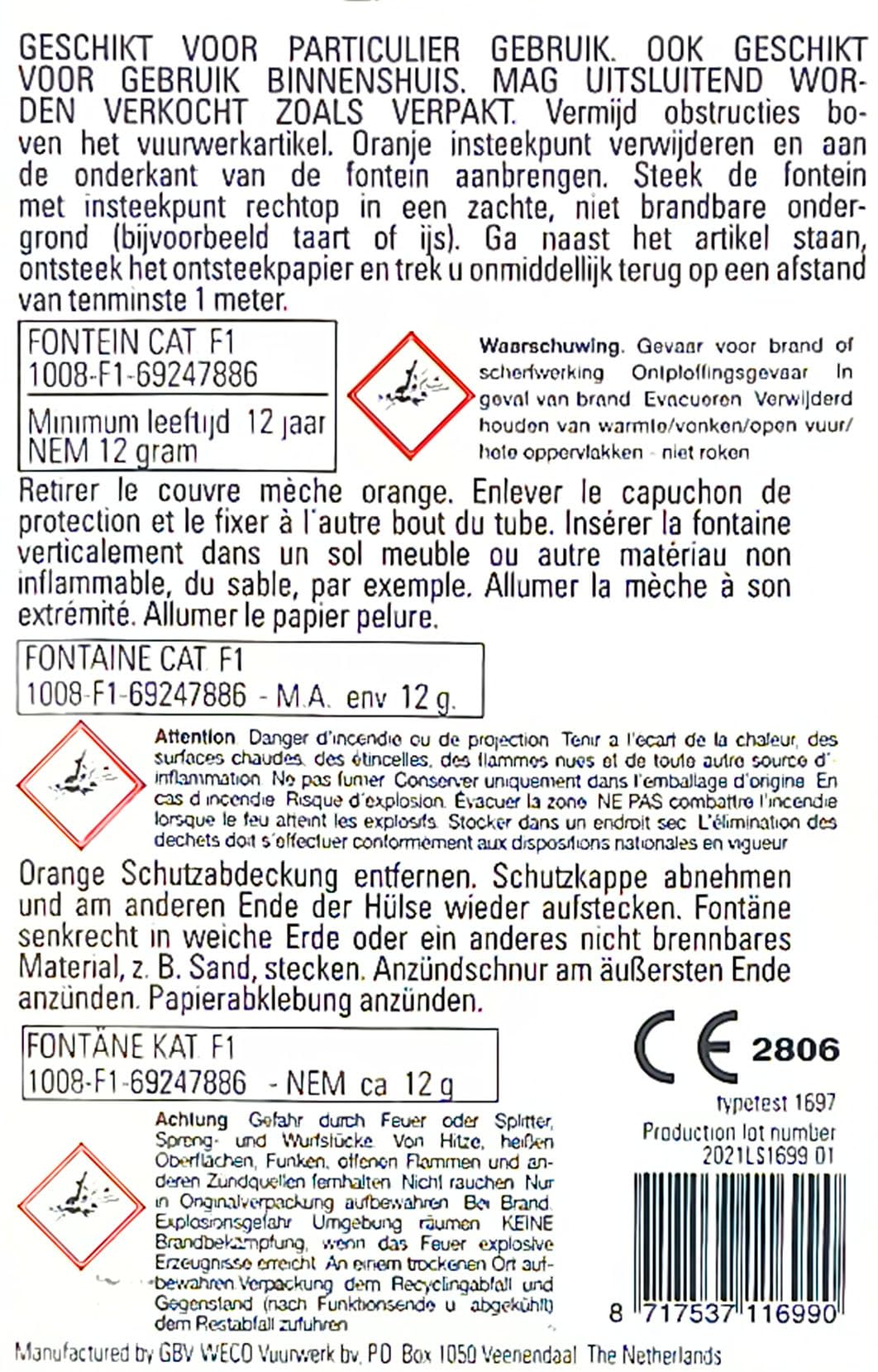 Weco 30 Sek. Tortenfontäne Zimmerfontäne Fantasy Eissterne Zaubersterne Eisfontäne Traumsterne mit Goldener Flamme für Verlobung Hochzeit Geburtstag und Deko für Kuchen Torten Gastropack Bigpack (100)