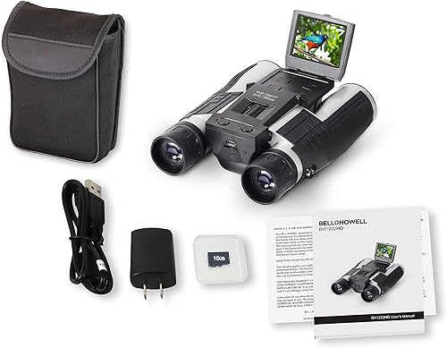 Miniatura 5 de Bell + Howell BH1232HD - Binoculares de 12 x 32 con cámara de video HD de 1080p (BH1232HD-K2)