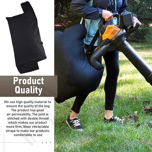 Miniatura 7 de X692000190 Soplador ES Shred N Vac Bolsa compatible con Echo Leaf Blower, se adapta a ES-210 ES-230 ES-250 ES-255 ES-1000 ES-2000 ES-2100, reemplaza