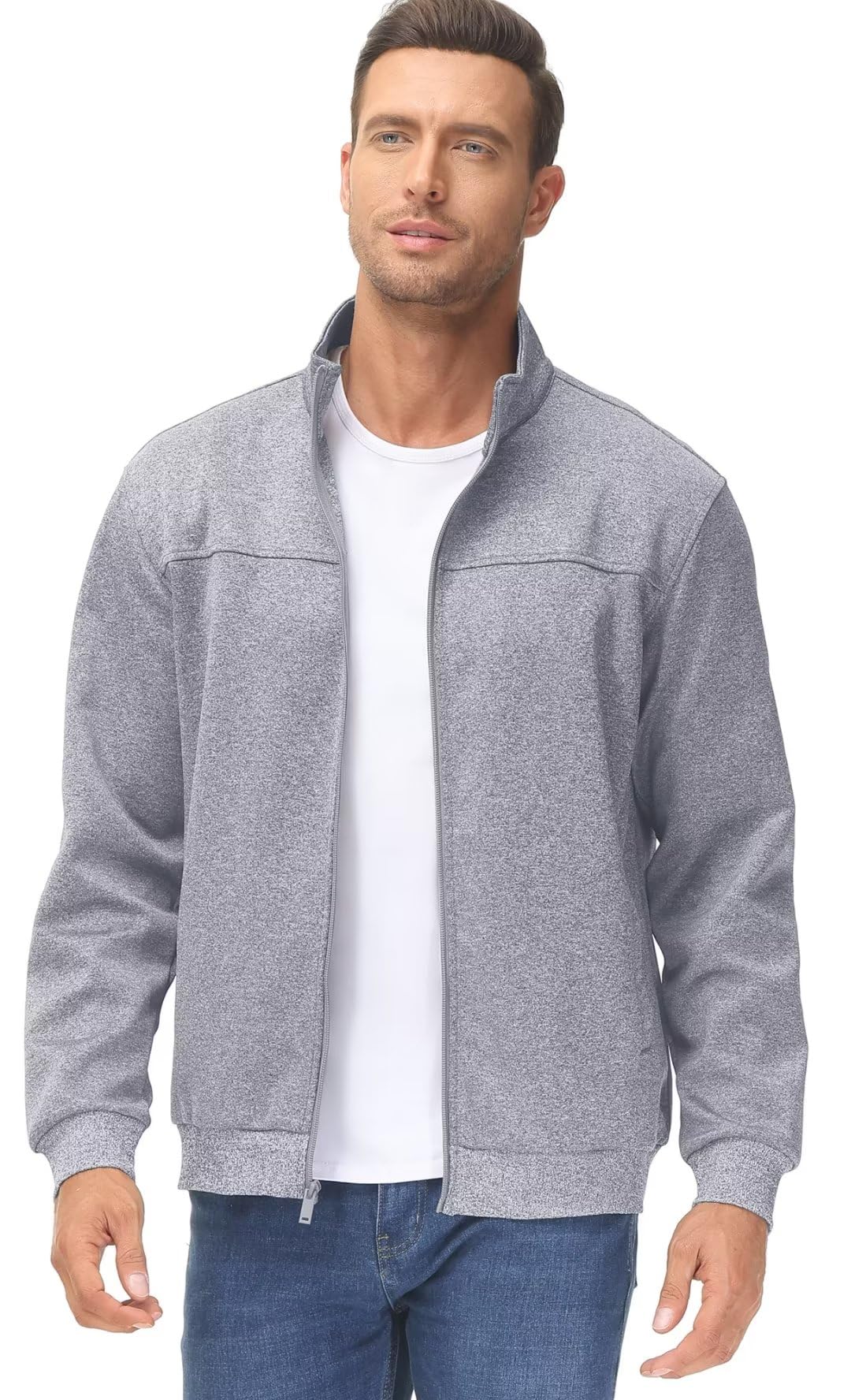 TACVASEN Mens Track Jackets Black Jacket Llightweight Windbreaker Men Relaxed Fit Sportswear Jacket Track Jacket Men