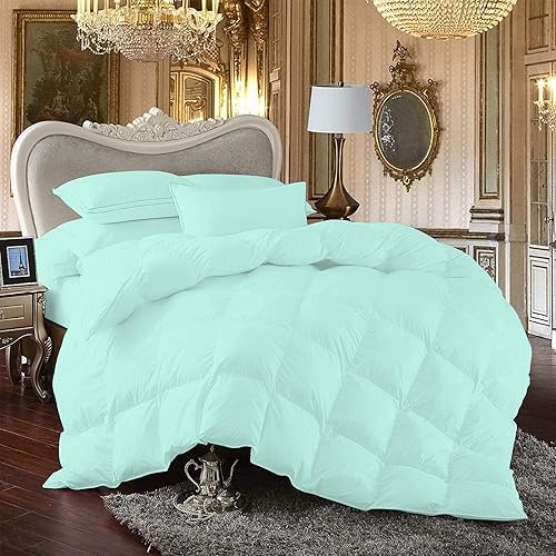 Edredón de 100% algodón egipcio, relleno de 500 GSM, relleno de energía para todas las estaciones, tamaño individual, individual XL, suave,