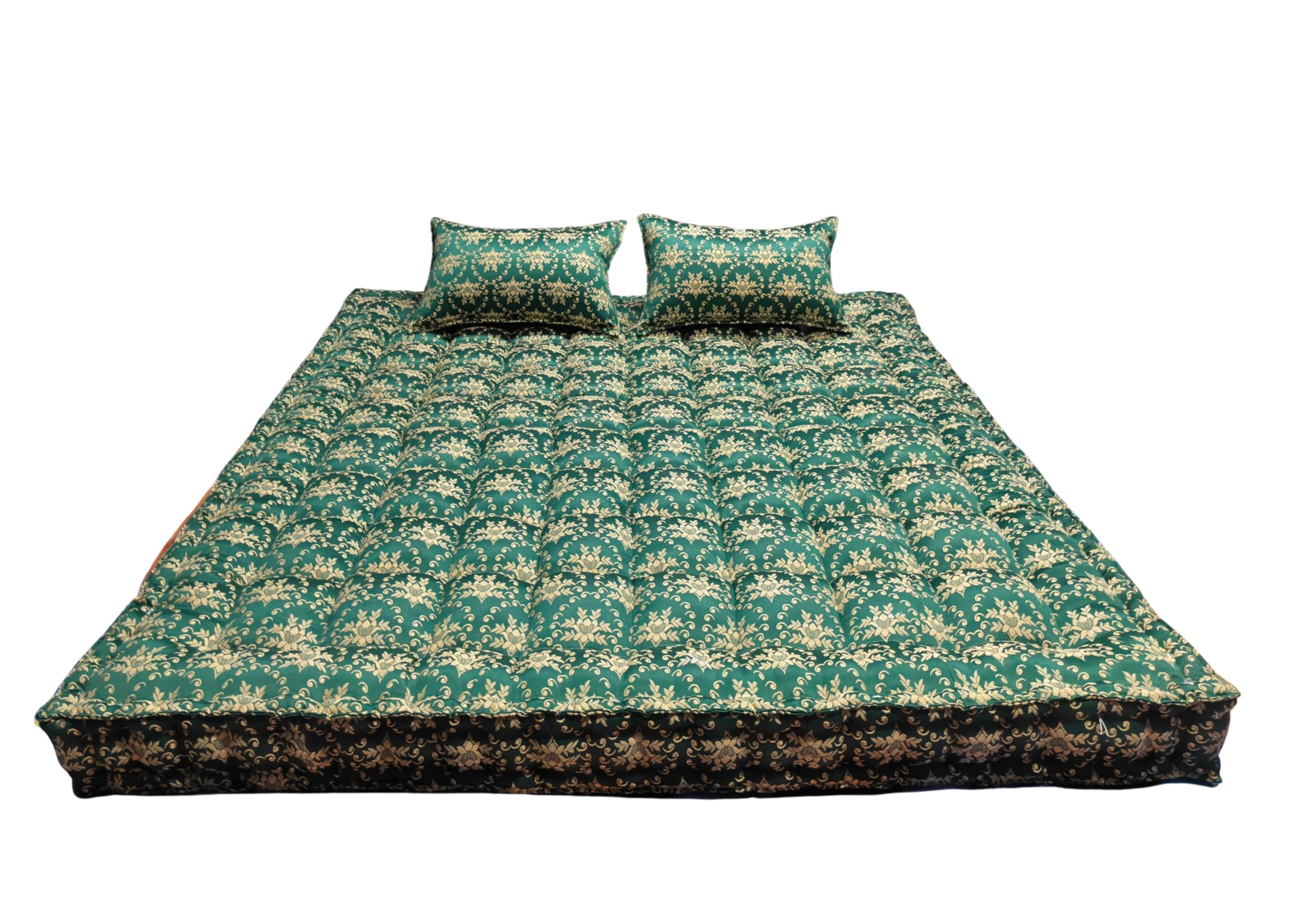 Ozone Mattress Organic Silk Cotton Ilavam Panju Kapok Queen Size Bed Mattress,6 x 5 ft /72 x 60 x 6 Inch, Multicolour (Queen)-image-48