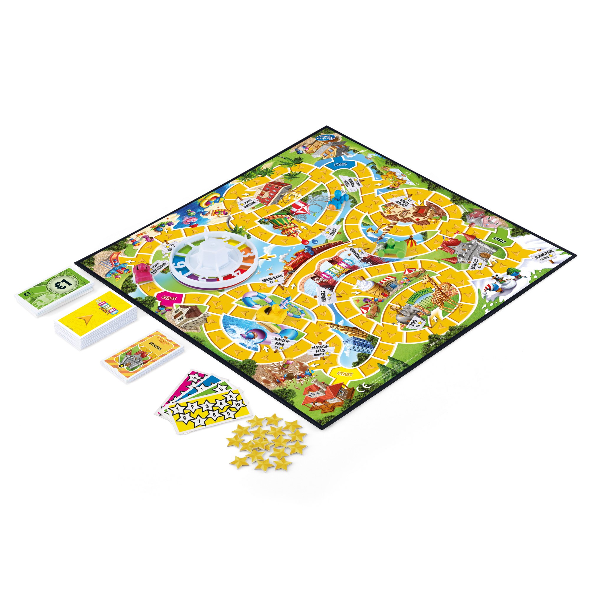 Hasbro Gaming B0654GR0 - Das Spiel des Lebens Junior Kinderspiel
