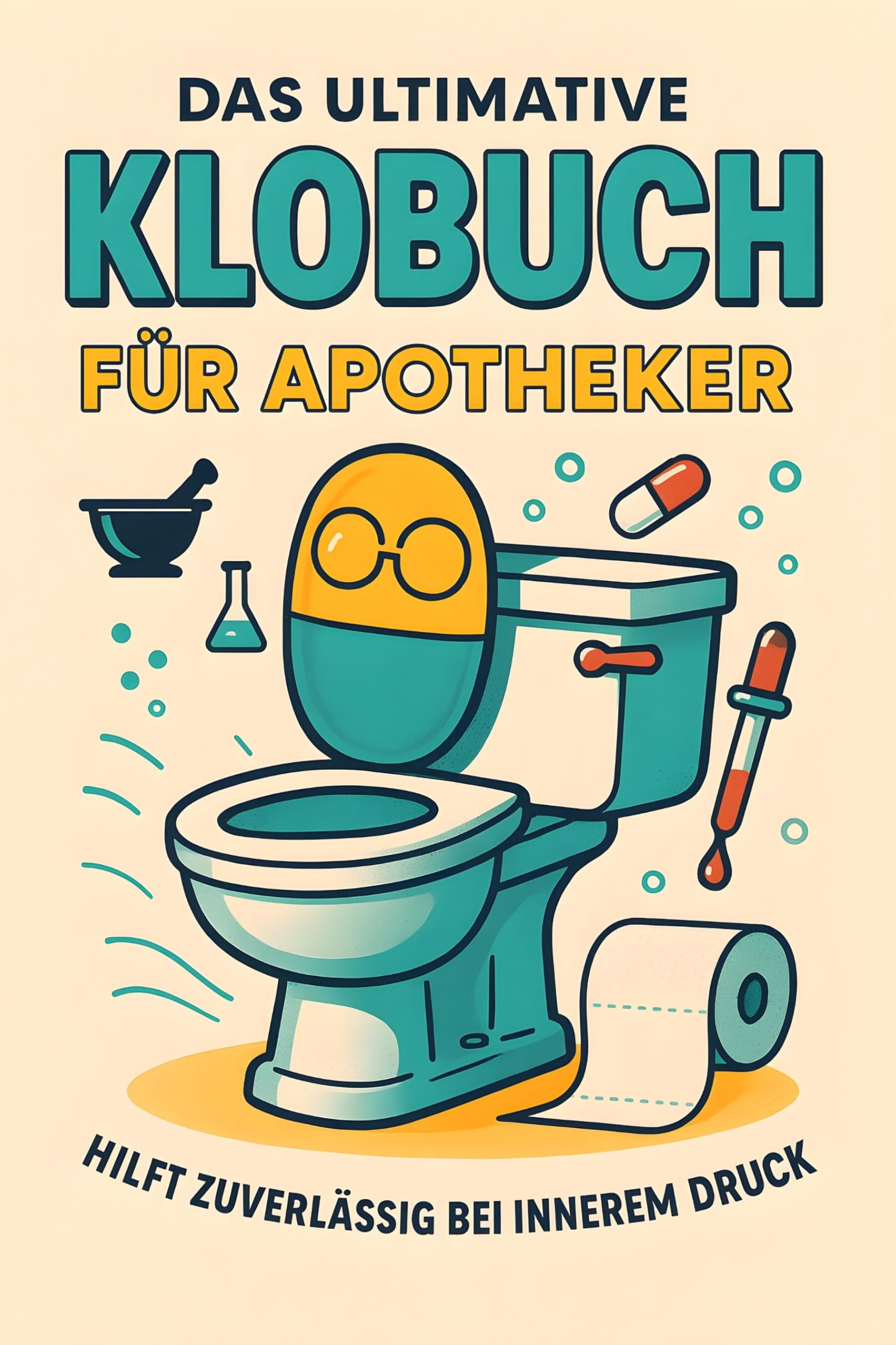 Das ultimative Klobuch für Apotheker: Hilft zuverlässig bei innerem Druck. Lustiges Geschenk mit Lifehacks, Fun Facts und Geschichten