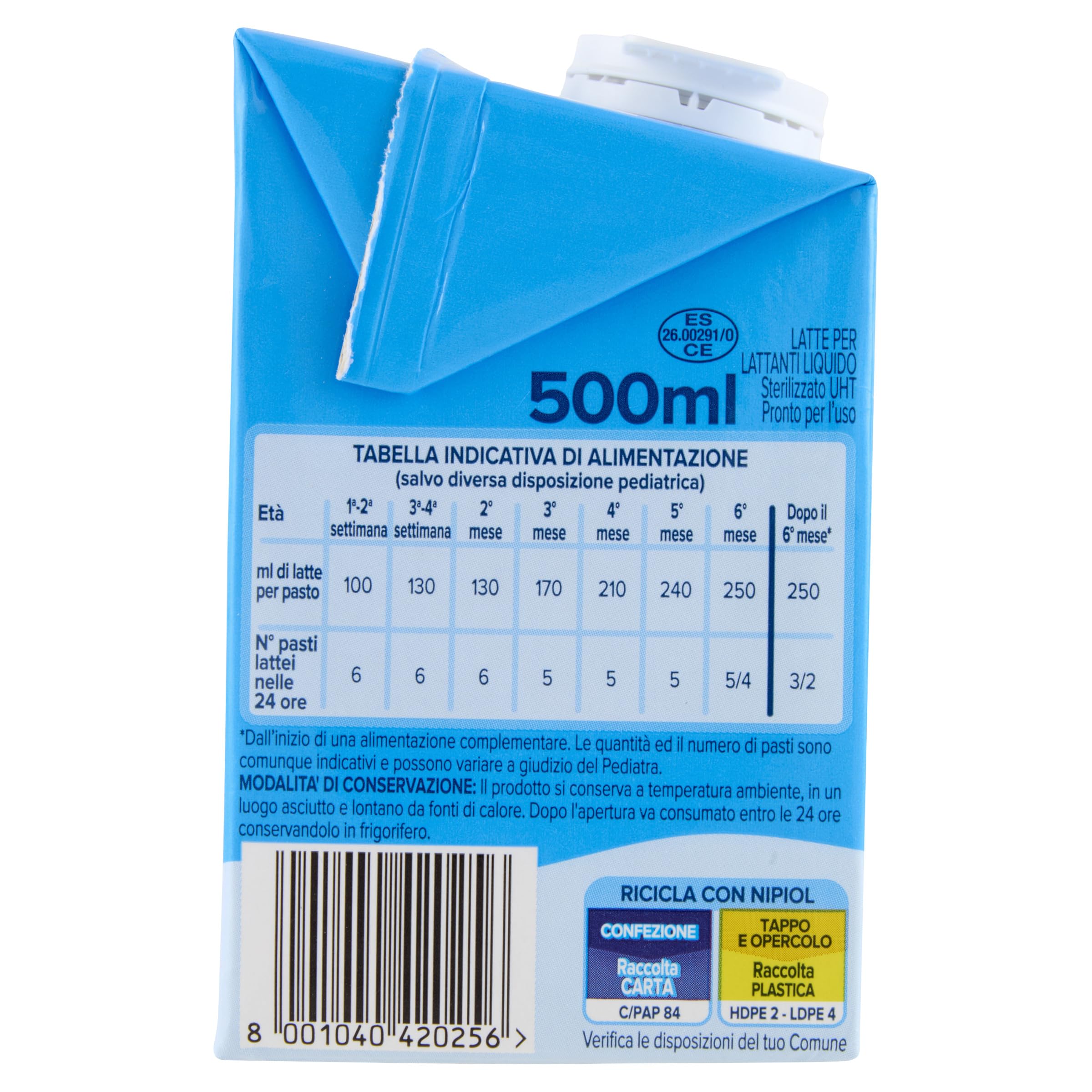 Nipiol Stage 0-12 500 ml (12 confezioni)