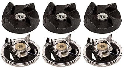 ediscountdeals BLENDIN Base and Blade Gear for Magic Bullet Replacement Part, Black