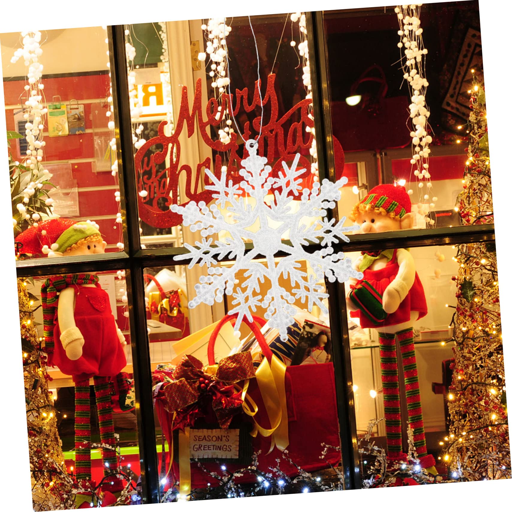 Alipis Lot De 5 Décorations De Flocons De Neige pour Sapin De Noël À Suspendre pour 36 Pièces X 5