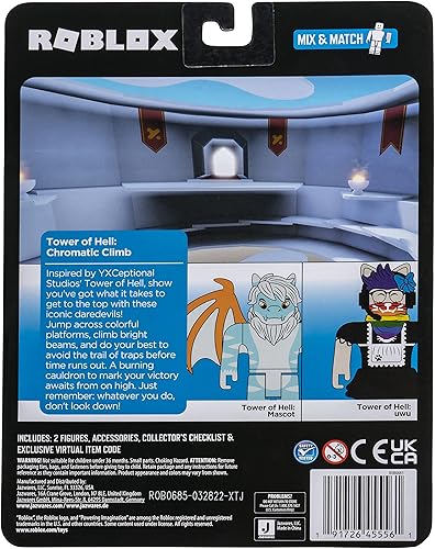 Miniatura 4 de Roblox Colección de acción - Tower of Hell: Chromatic Climb Game Pack [Incluye artículo virtual exclusivo]