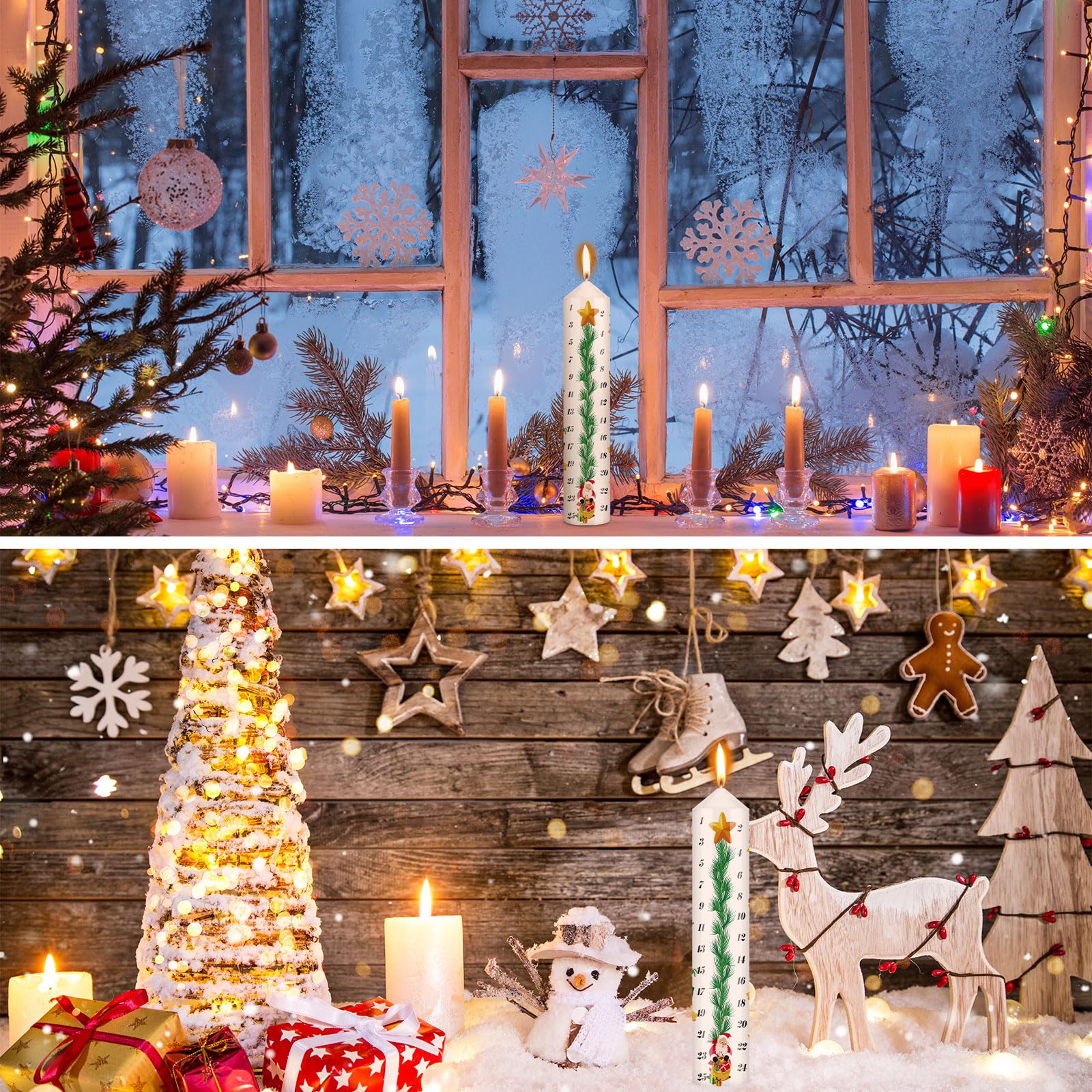 Amazon.com: Jutom Christmas Advent Candle Countdown Amazon.com: Jutom Christmas Advent Candle Countdown