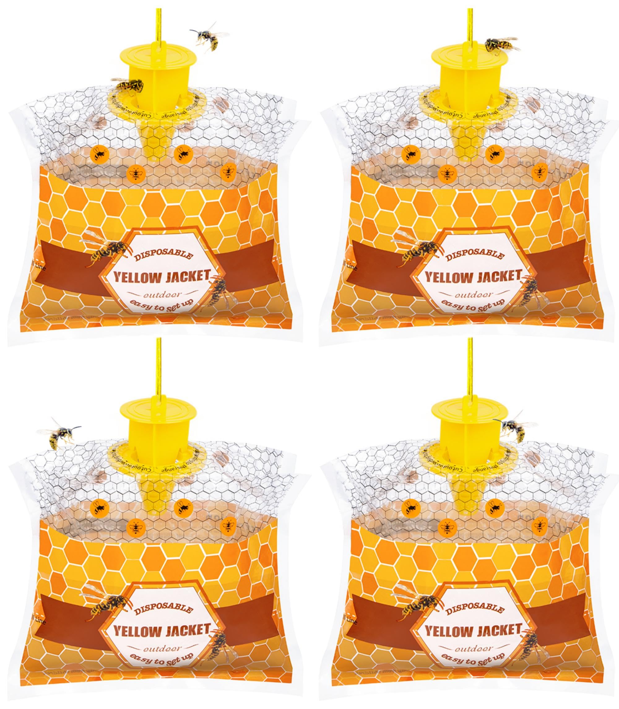 Stingmon Disposable Wasp Traps 4 Pack