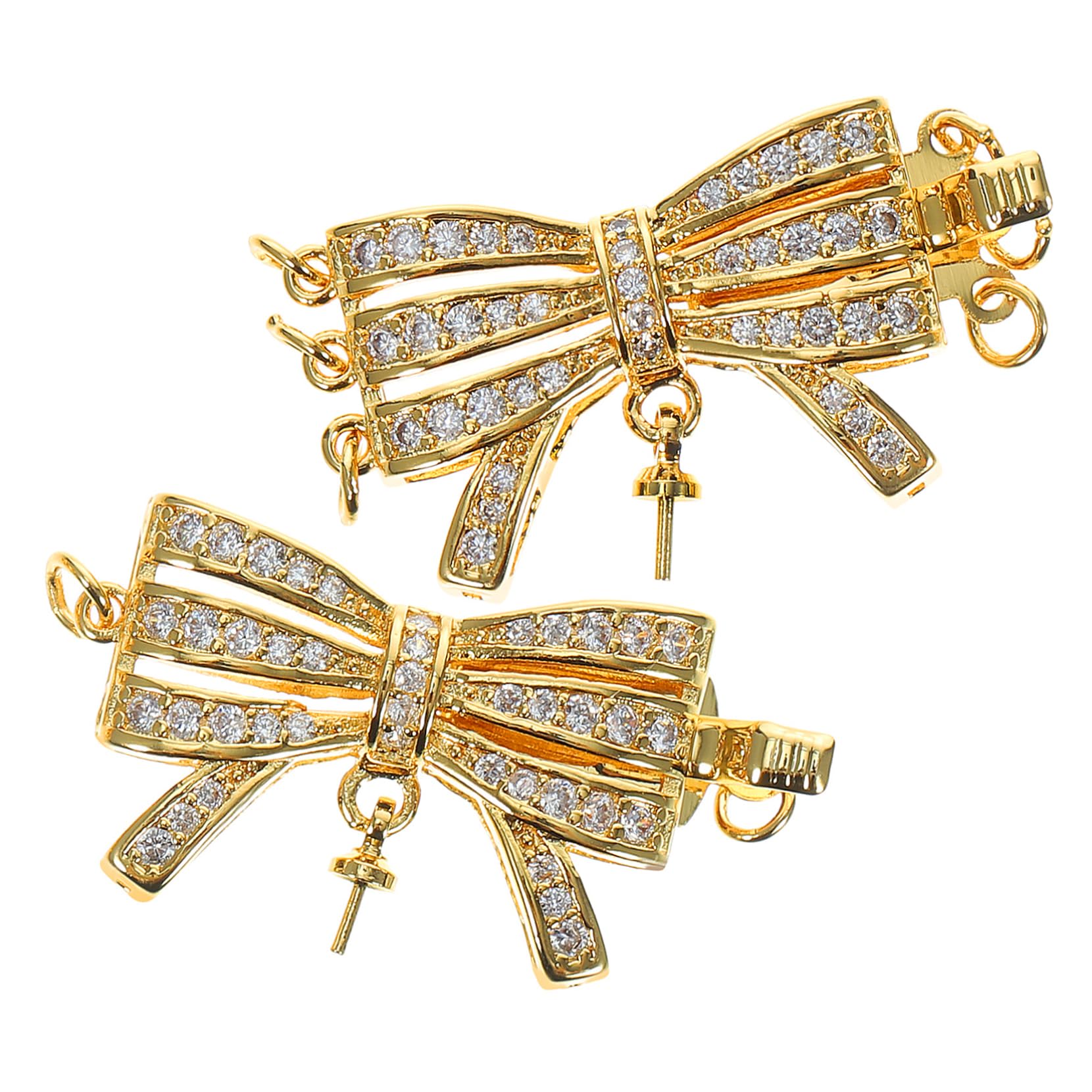 Didiseaon 8piezas Conector De Collar y Pulsera De Cierre De Accesorios De Joyería Para Pulseras y Collares Multi-hebras
