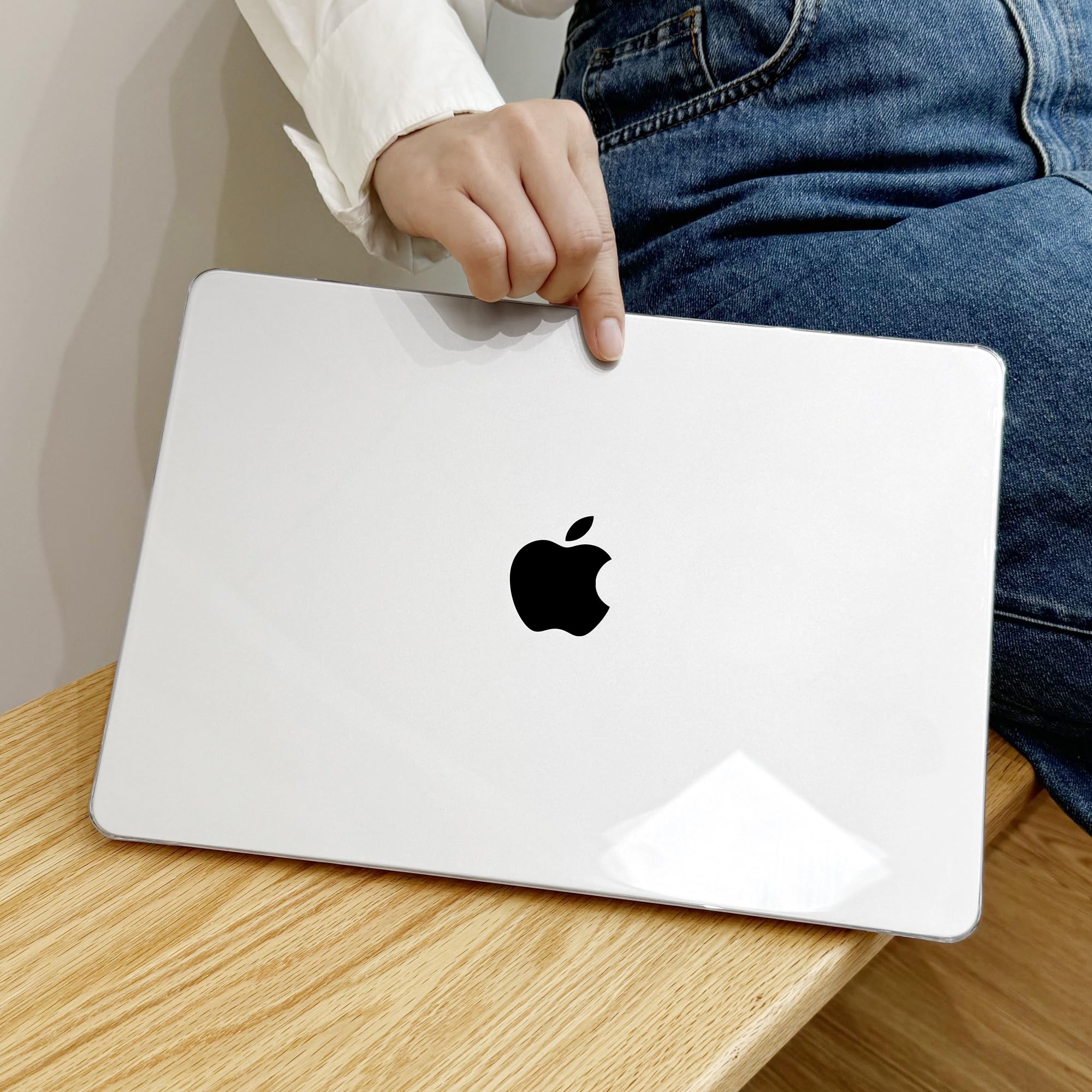 MEEgoodo Hard Shell Case For MacBook Pro 16 Inch M3/M2/M1 - Clear Plastic Cover With Keyboard & Webcam Protector - View #7