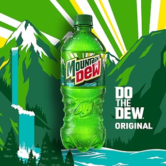 Mountain Dew, 16.9 Fl Oz Bottles, 6 Pack