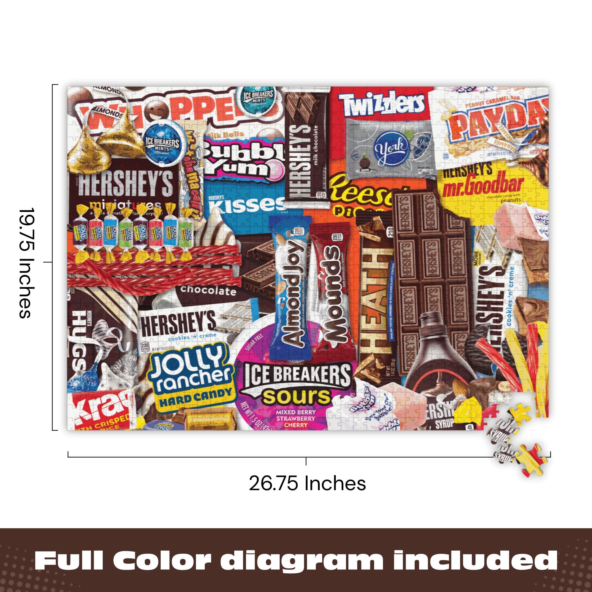 MasterPieces Hershey's Chocolate Factory - Rompecabezas De 1000 Piezas Para Adultos, Familia O Jóvenes, 19.25 X 26.75