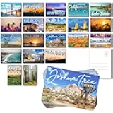 California Postcards - 40-Pack, 4 x 6 in, Glossy Paper - Vintage Travel & Palm Springs Postcards for Mailing - Assorted Landmark Designs