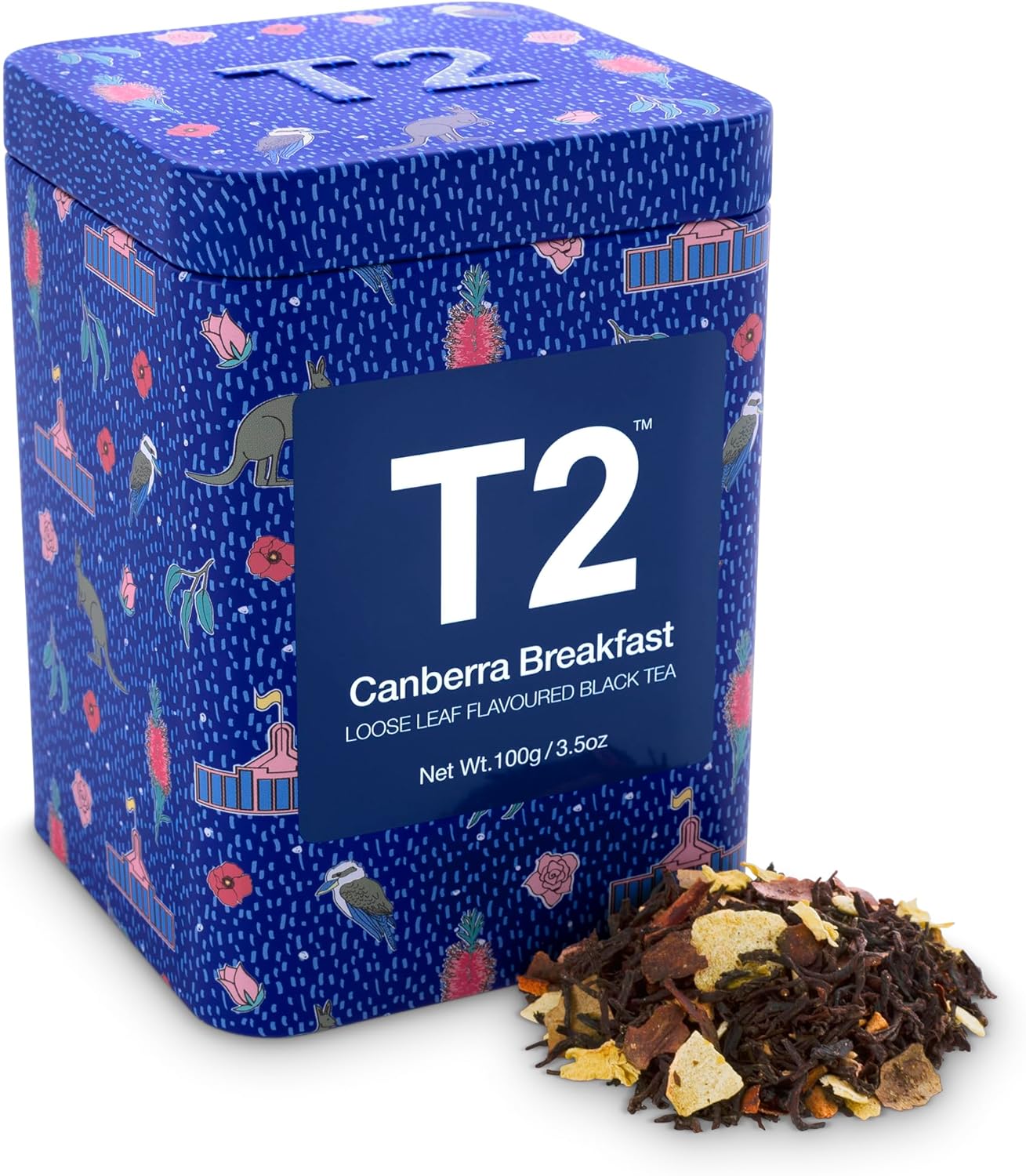 T2 Tea Canberra Breakfast Loose Leaf Tea in Icon Tin 2020, 100 g