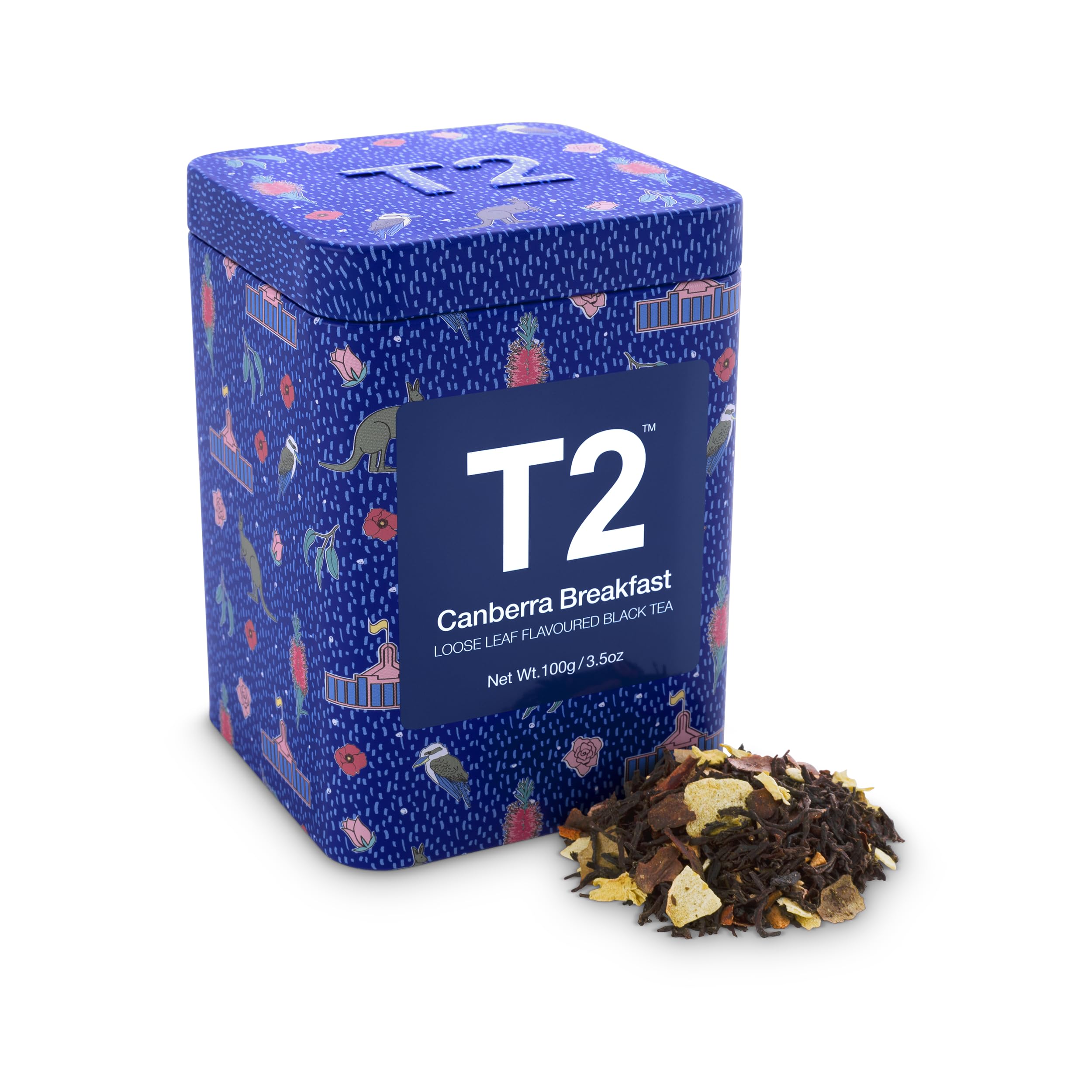 T2 Tea Canberra Breakfast Loose Leaf Tea in Icon Tin 2020, 100 g