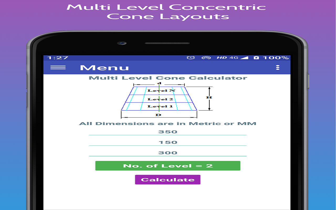 Cones Calculators App on Amazon Appstore