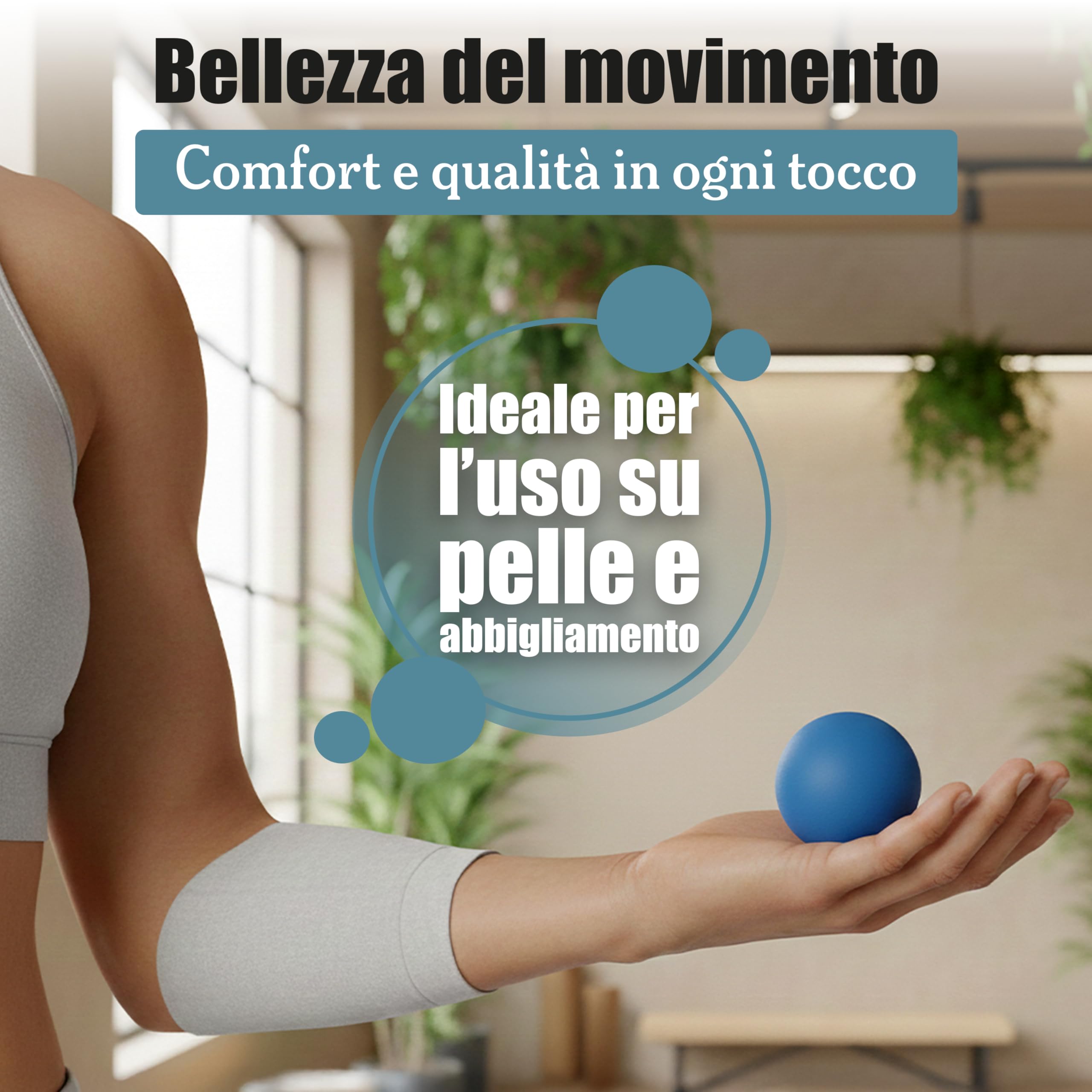 Pallina massaggio piedi in Silicone Set 2 Pezzi – Palle Massaggianti Muscolari per Piedi e Corpo